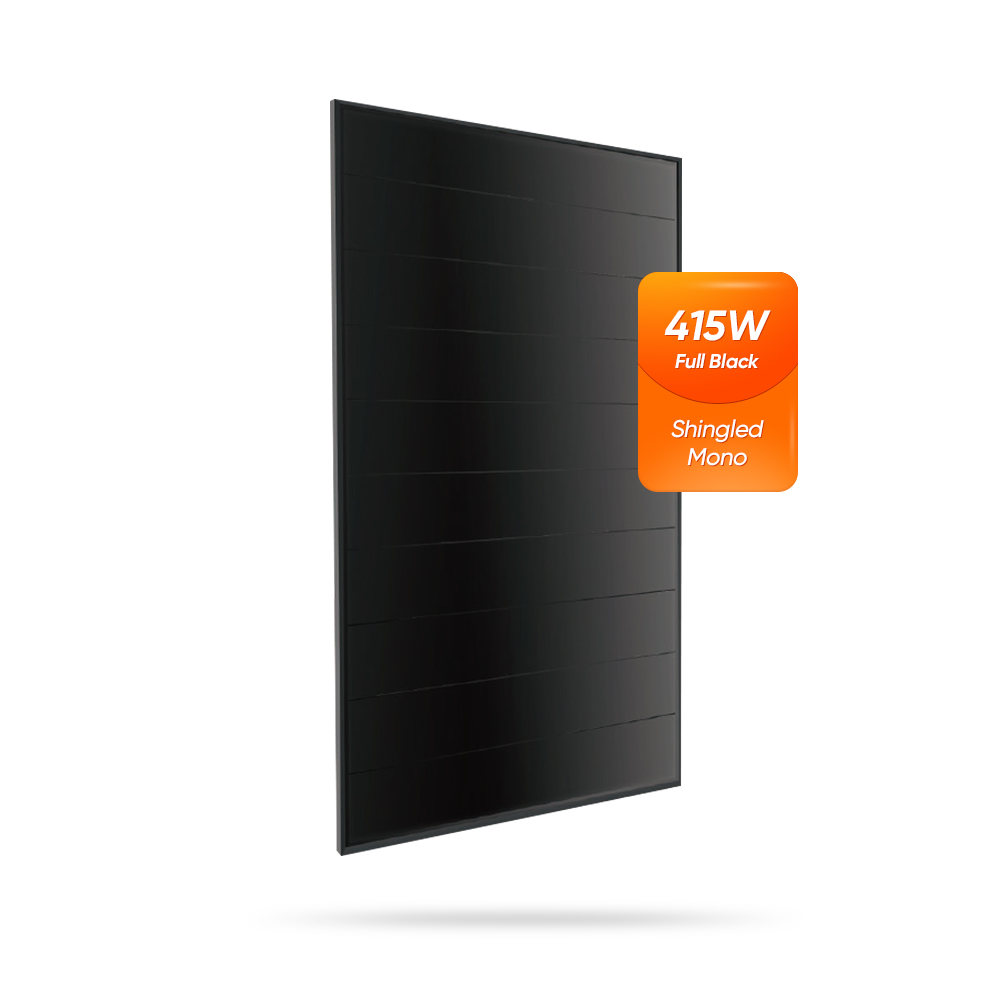 United Energy Panel solar con tejas Todos los módulos fotovoltaicos negros 410W 415W