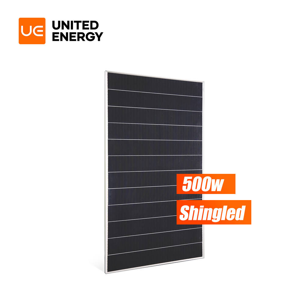 Panel de energía solar con tejas 500Watt 500W Módulo solar de superposición mono