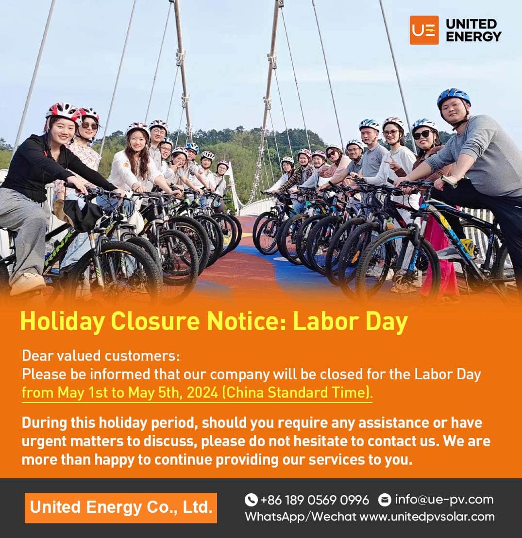 Aviso de cierre por días festivos: Día Internacional del Trabajo