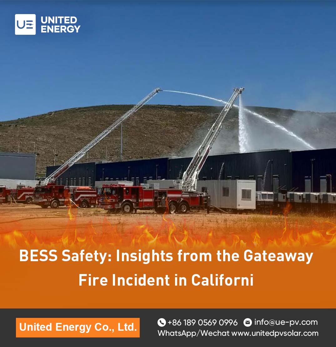Seguridad BESS: Información sobre el incendio de Gateaway en California