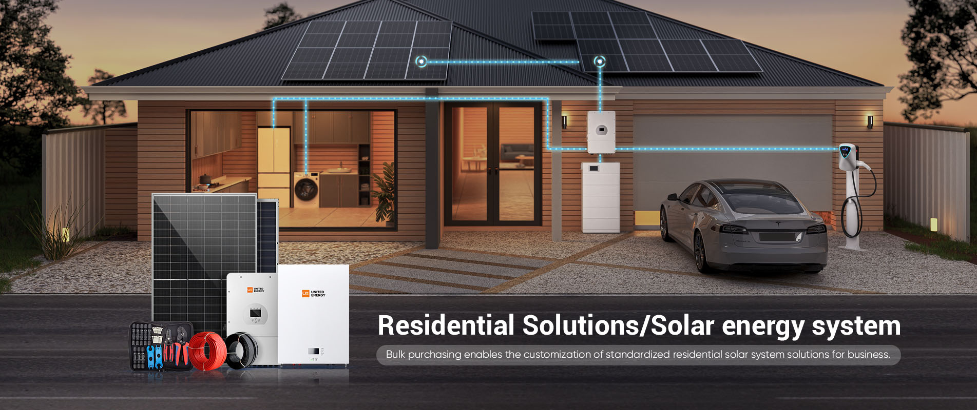 soluciones residenciales de sistemas de energía solar
