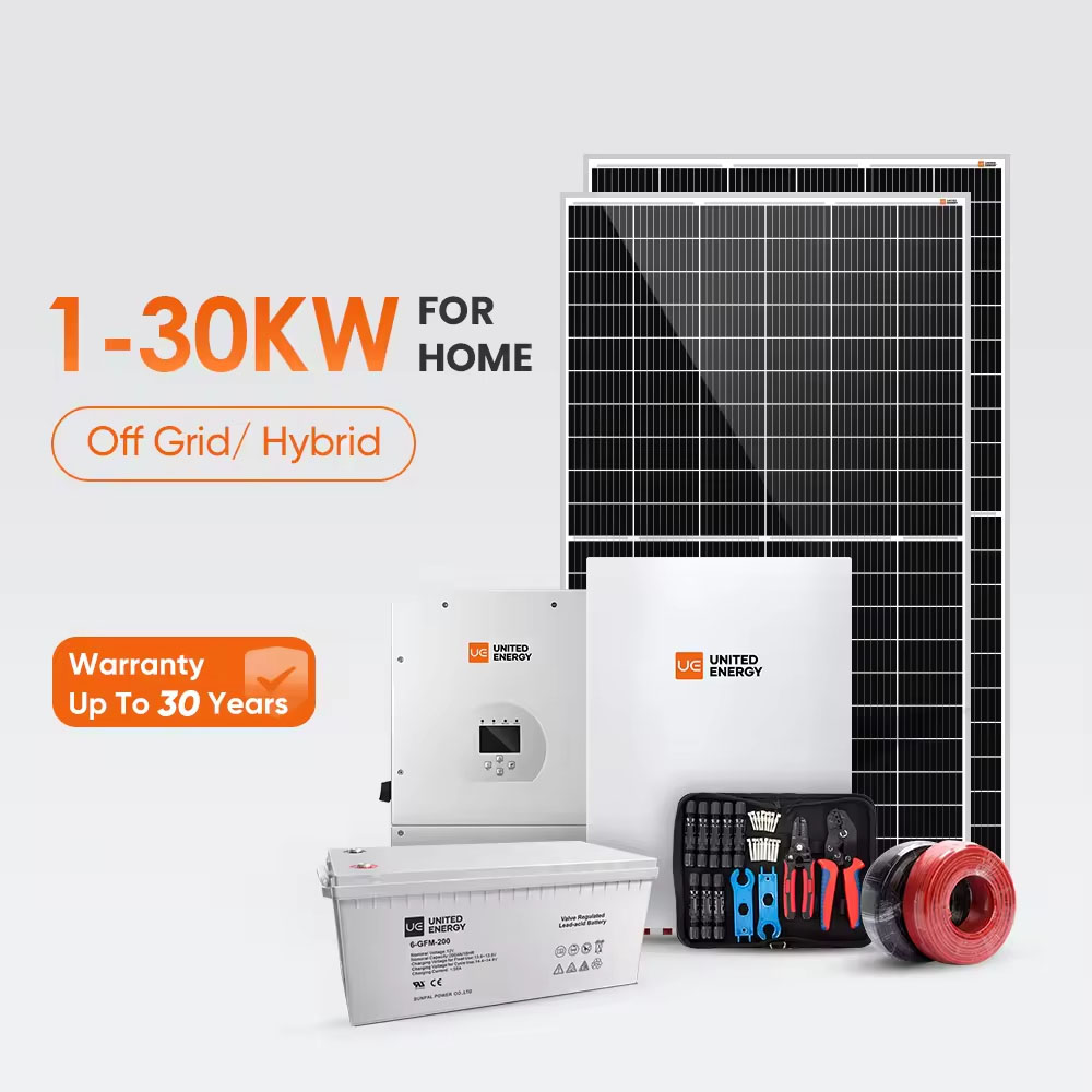 Soluciones de sistemas fotovoltaicos fuera de la red de 30 kW